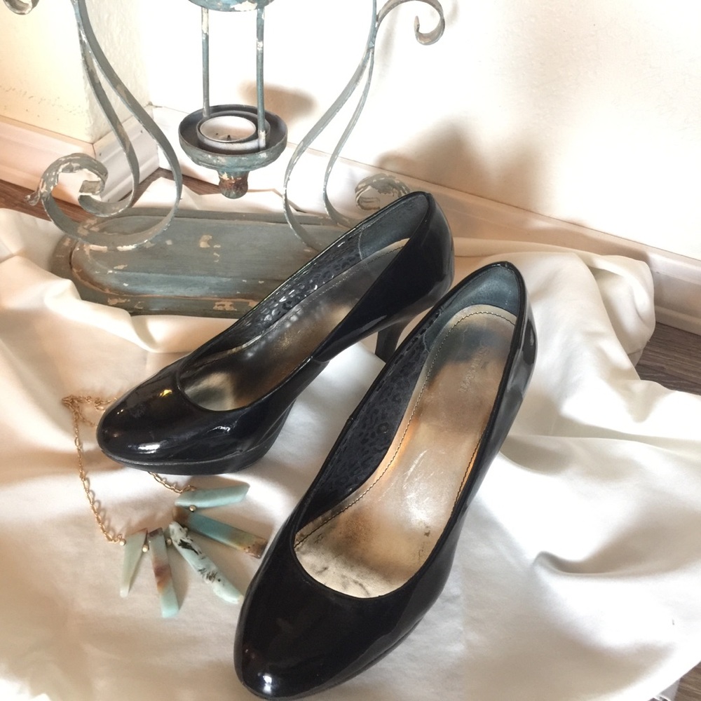 Style & Co. Black Patent Pumps-Size 6.5